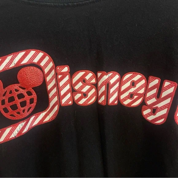 Disney Black Sweatshirt with Red and White Design - Picture 3 of 7